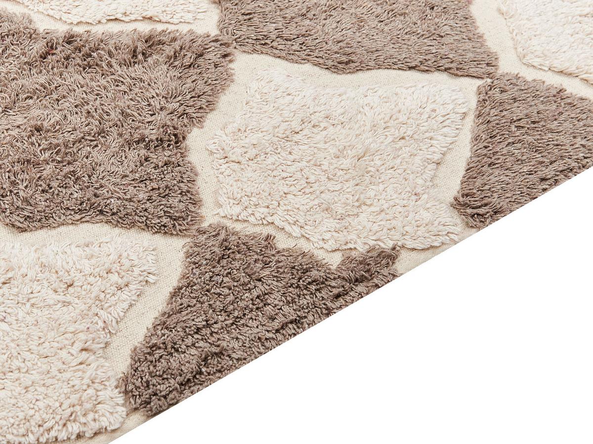 KURZFLOR-TEPPICH Sinop 230/160 cm - Braun, Textil (160/230cm) - Beliani