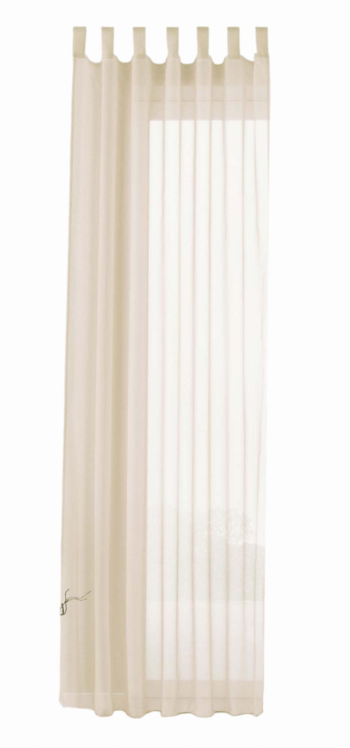 SCHLAUFENSCHAL PULA HxB 225x140 cm Creme - Creme, Textil (140/225cm) - Gardinenbox