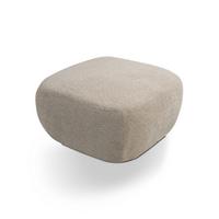 POLSTERHOCKER AMICO Modern Sitzhocker, Fußhocker Beige - Beige, Holzwerkstoff/Kunststoff (75/39/75cm) - MASSENO