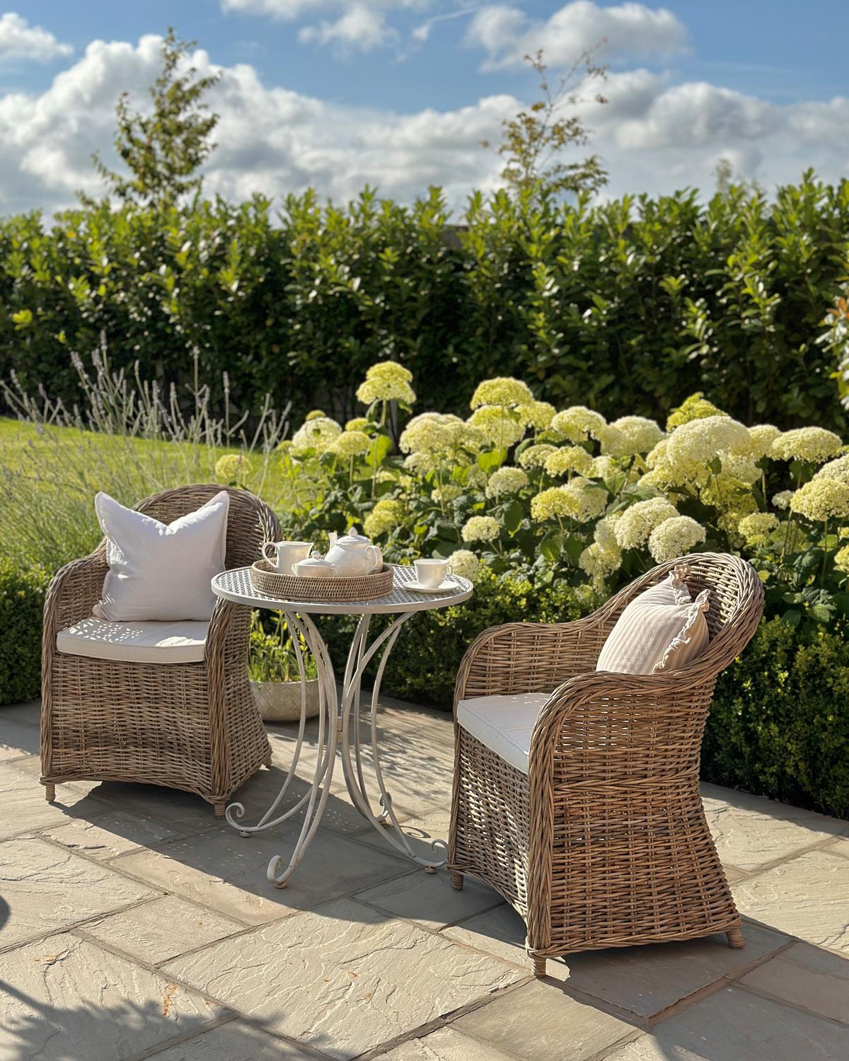 OUTDOOR Bistrotisch 71/71 cm Grau Cilento - Grau, Metall (71/71/75cm) - Beliani