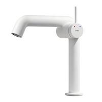 WASCHTISCHARMATUR Ventilkernzertifizierung Weiß Matt 15cm - Weiß, Metall (20/7.6/22.2cm) - EMKE