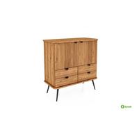 KOMMODE LINA Wildeiche - Wildeiche, Holz (97/102/46cm) - byoak