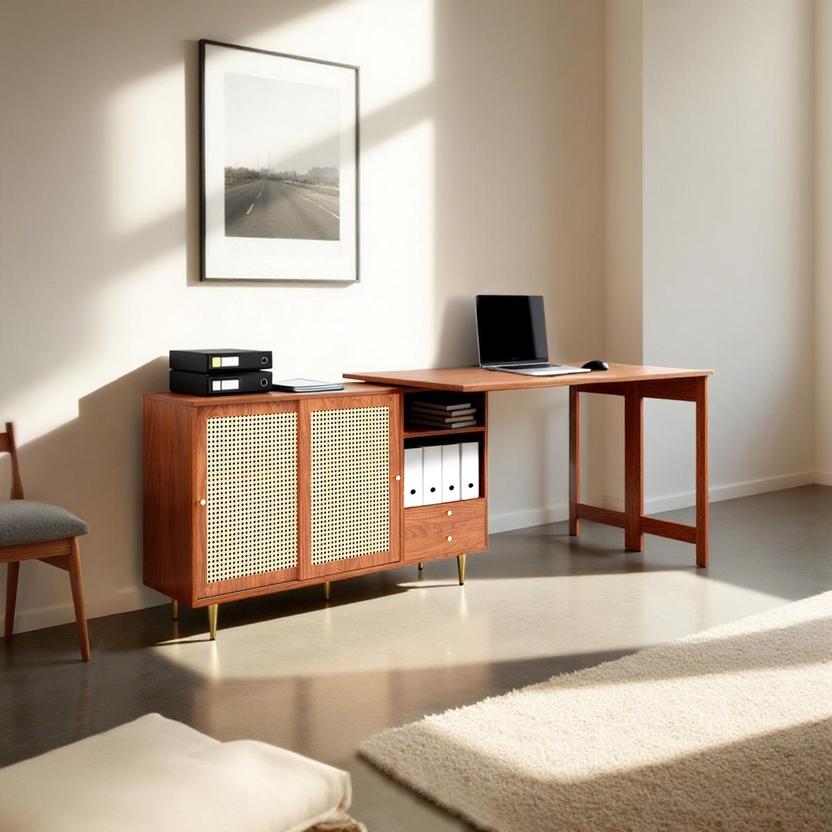 BÜRO-AUFBEWAHRUNGSSCHRANK Braun 187/40/76 cm - Braun, Holzwerkstoff (40/76/187cm) - Urban Meuble