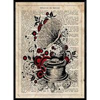 POSTER Jugendstil-Jukebox A4 Rahmenlos - Klar, Papier (29.7/5/21cm) - Nacnic