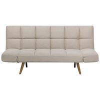 3-SITZER-SCHLAFSOFA Polsterbezug Beige Ingaro - Beige, Textil (182/79/79cm) - Beliani