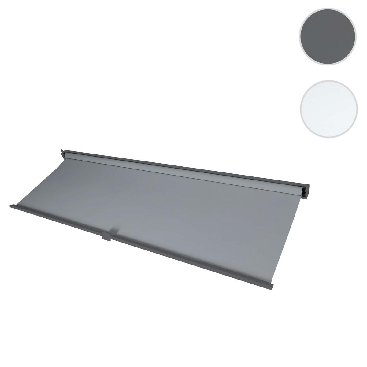 SEITENWAND FÜR PERGOLA Anthrazit - Anthrazit, Textil (338/206/1cm) - MCW