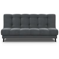 3-SITZER Schlafsofa Nancy grau - Grau, Holz/Textil (220/89/93cm) - Beautysofa