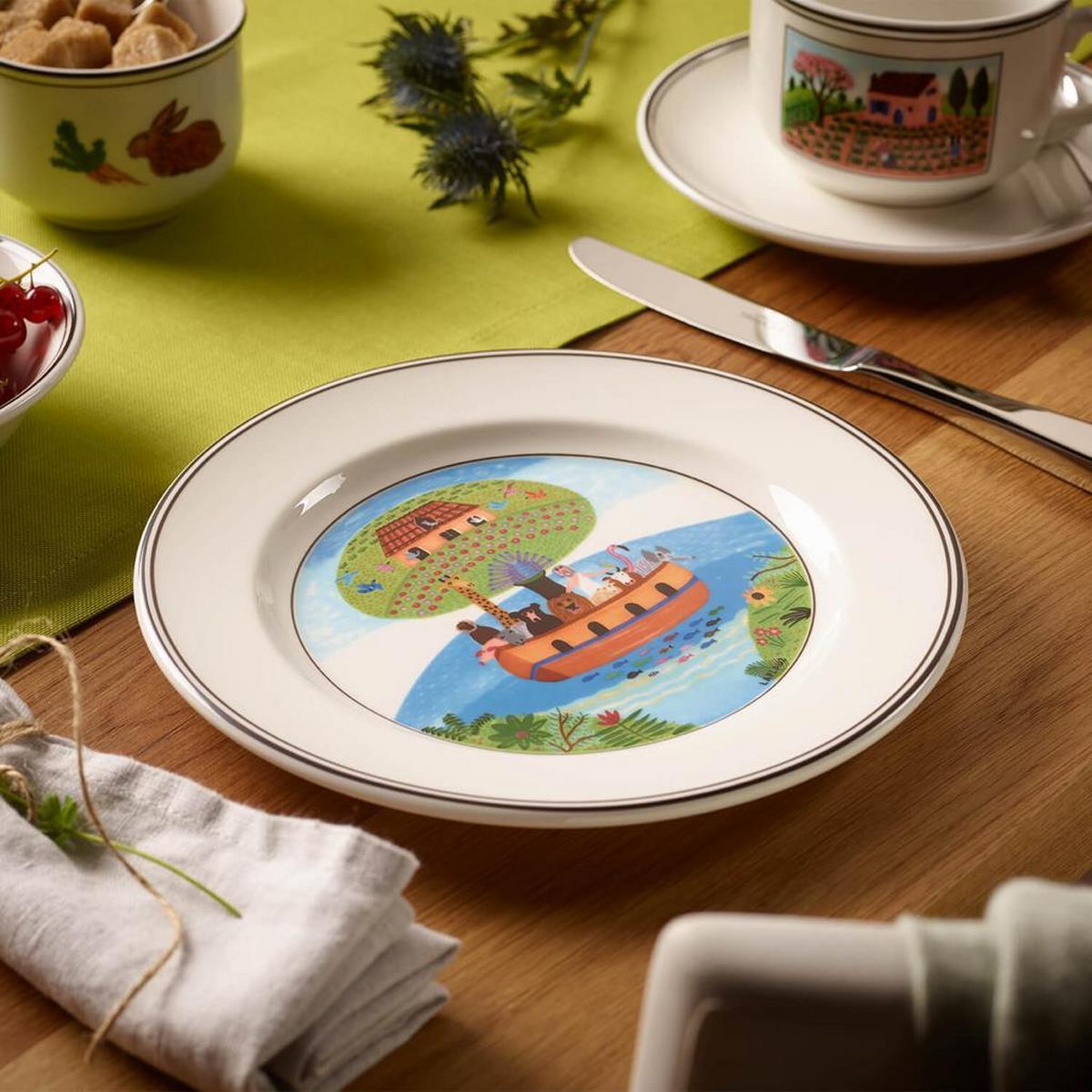 FRÜHSTÜCKSTELLER ARCHE NOAH Design Naif bunt ø 21 cm - Multicolor, Keramik (21cm) - Villeroy & Boch