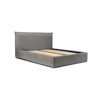 POLSTERBETT Amada Komplettset - Grau, Holzwerkstoff/Textil (140/200cm) - Fun Möbel