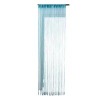 FADENGARDINE Shanghai HxB 230x100 cm Türkis Lurex - Türkis, Textil (100/230cm) - Gardinenbox