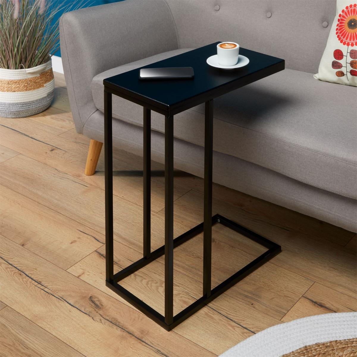 BEISTELLTISCH DEBORA schwarz - Schwarz, Holzwerkstoff (26/46/61cm) - IDIMEX