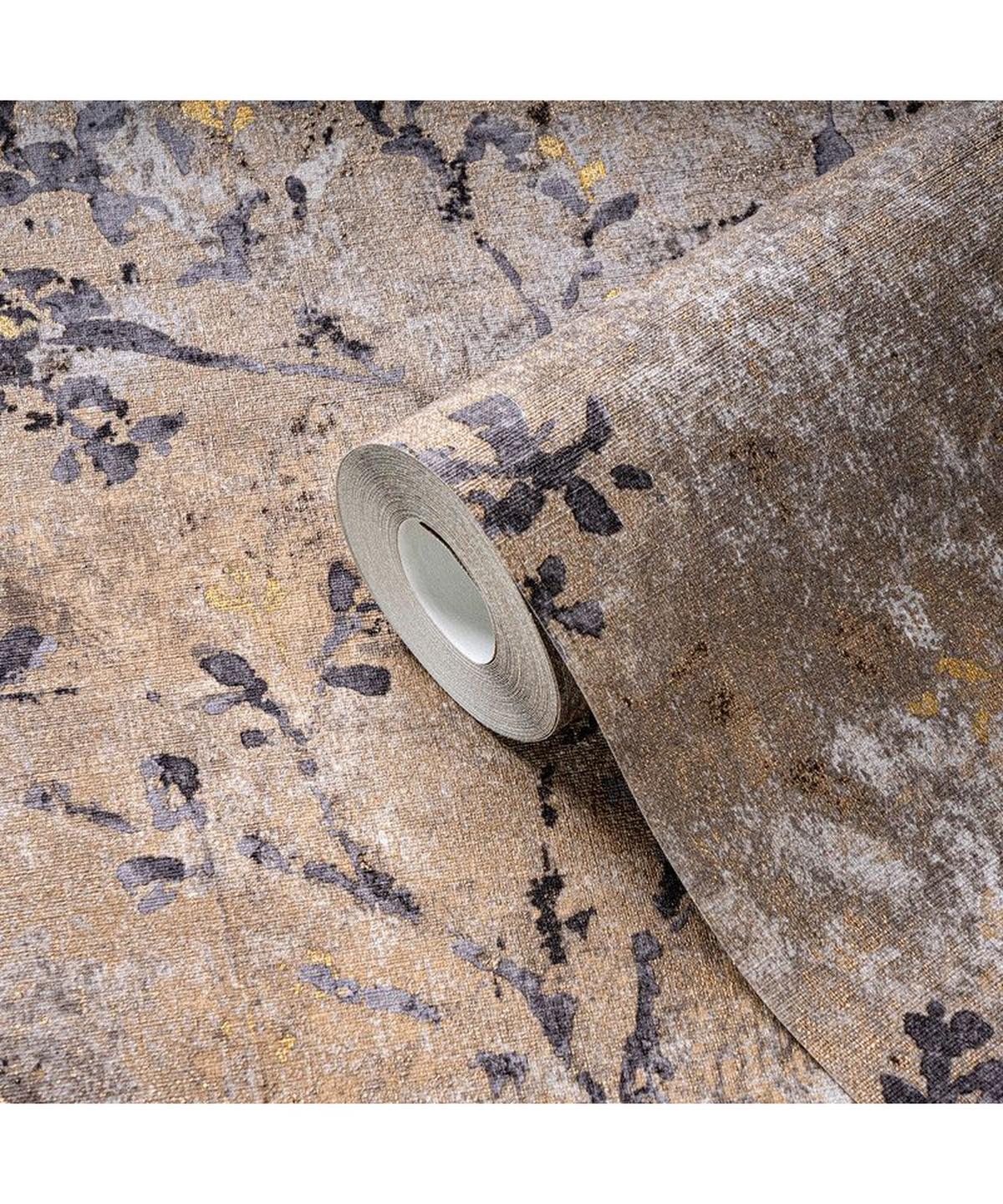 VLIESTAPETE Braun 53/1005 cm - Braun, Textil (53/1cm) - KUNSTLOFT