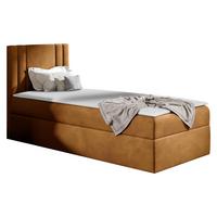 BOXBETT Carmen Mini, Seite zum Öffnen des Bettkastens: Links - H3 - Bronzefarben, Holz (100/200cm) - MIRJAN24