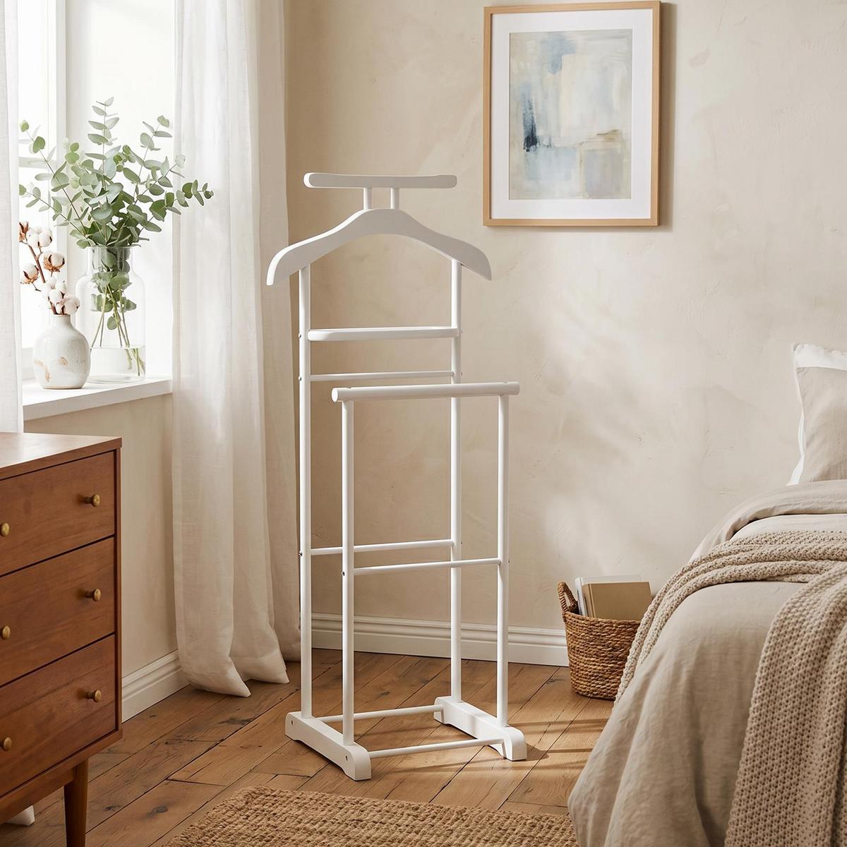 HERRENDIENER MEDINA weiß - Weiß, Metall (44/105/35cm) - CARO-Möbel
