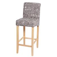 BARHOCKER Grau - Grau, Textil (39/105/53cm) - MCW