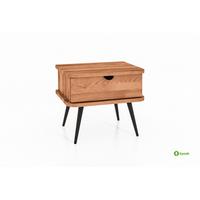 NACHTTICH LINA Kernbuche - Kernbuche, Holz (50/42/41cm) - byoak