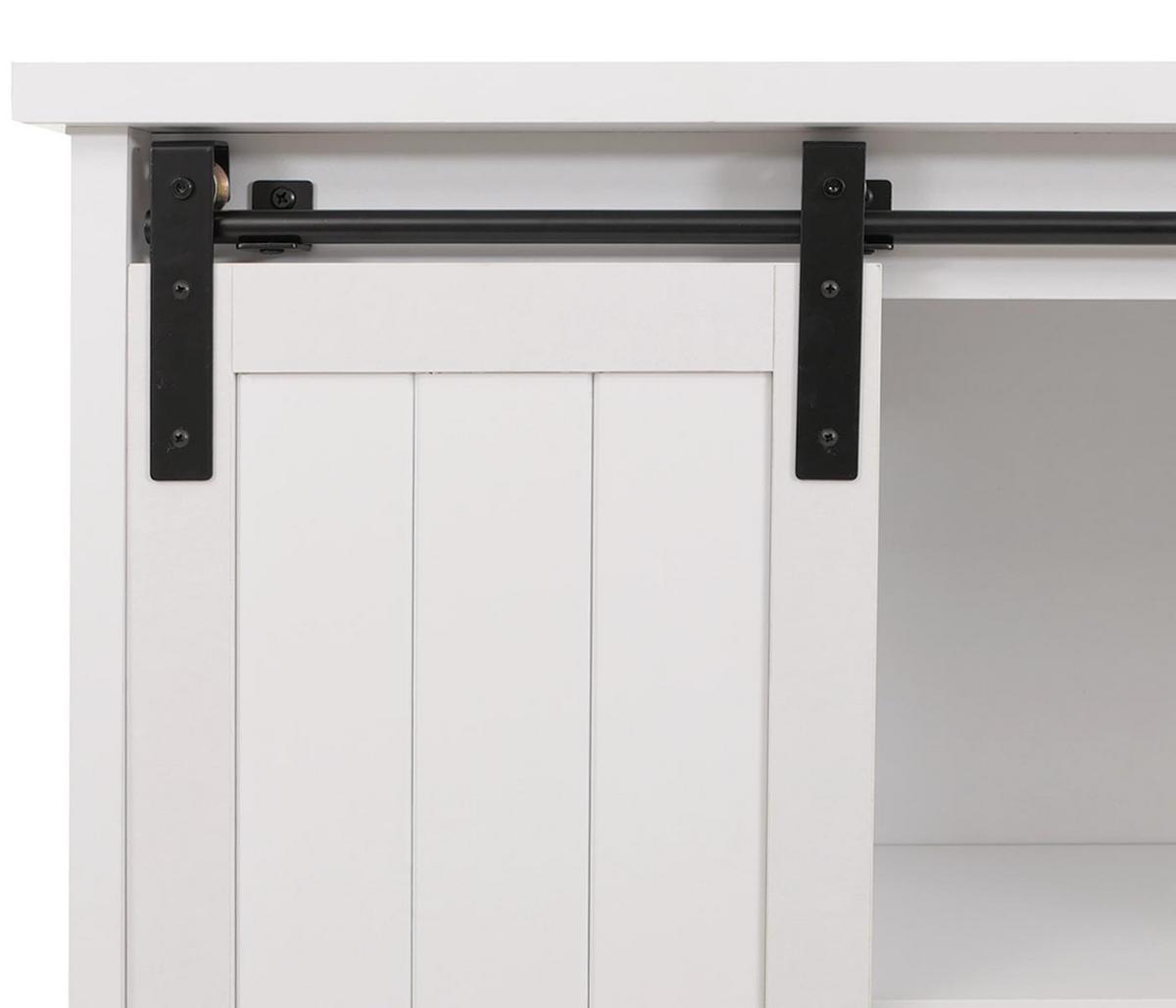 SCHRANK Weiß - Weiß, Holz (76/163/38cm) - MCW