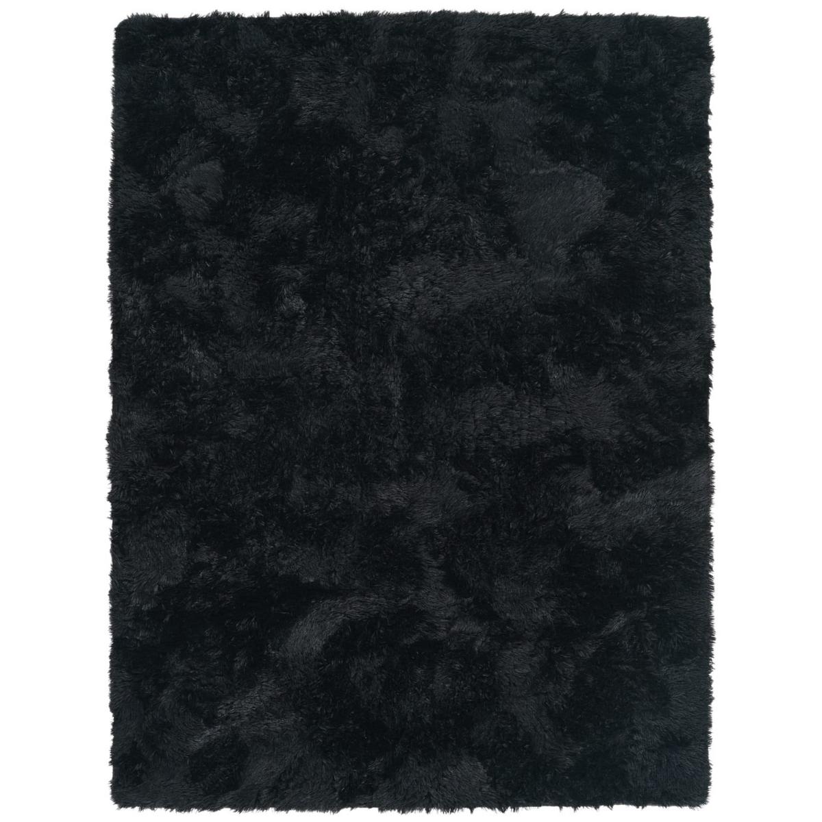 HOCHFLORTEPPICH Schwarz 80 x 150 cm - Schwarz, Kunststoff (80/150cm) - TT Home