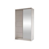 SCHWEBETÜRENSCHRANK Diego III - Kaschmir, Holzwerkstoff/Metall (100/200/58cm) - MIRJAN24