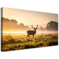 LEINWANDBILD Landschaften 80x40cm - Beige, Textil (80/40cm) - Feeby