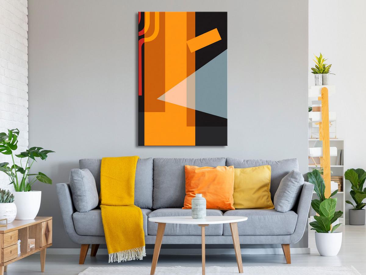 KUNSTDRUCK Bunt 40/60 cm - Multicolor, Textil (40/60cm) - KUNSTLOFT