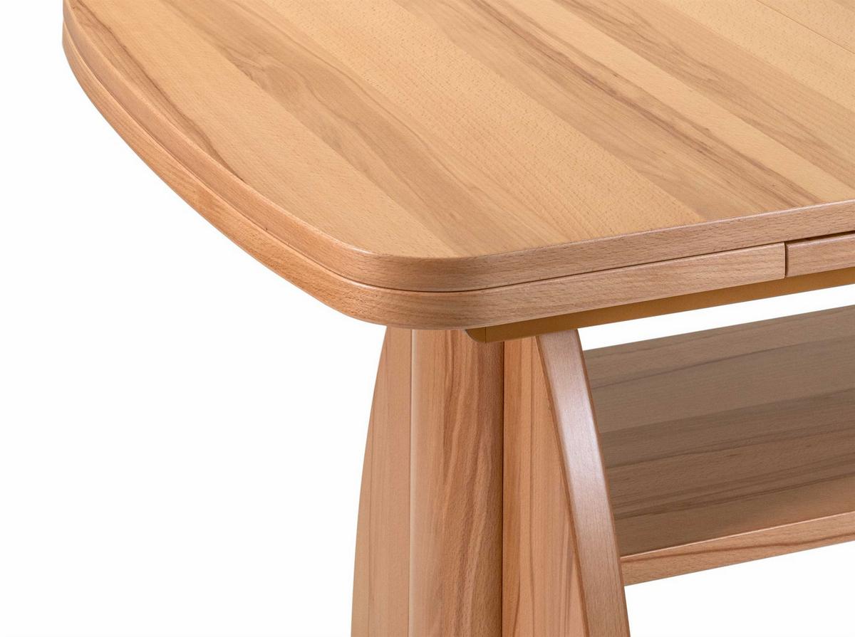 COUCHTISCH höhenverstellbar und ausziehbar Clari 125x56x75 Kernbuche - Kernbuche, Holz (125/75/75cm) - 58aufmkessel
