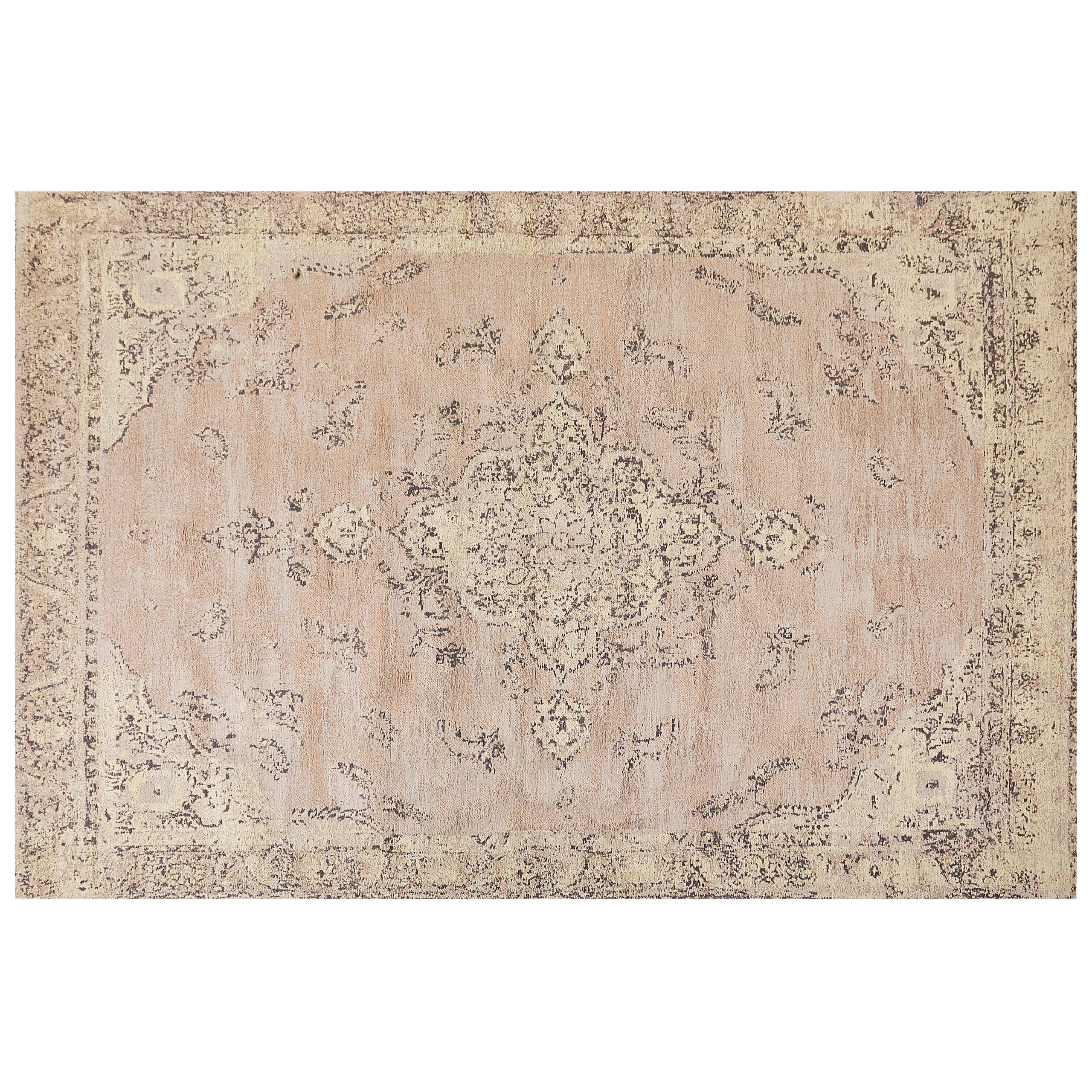KURZFLOR-TEPPICH Matarim 300/200 cm - Beige, Textil (200/300cm) - Beliani