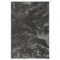 LUXUS HOCHFLOR SHAGGY TEPPICH VELVET - Anthrazit, Textil (133/133cm) - Snapstyle