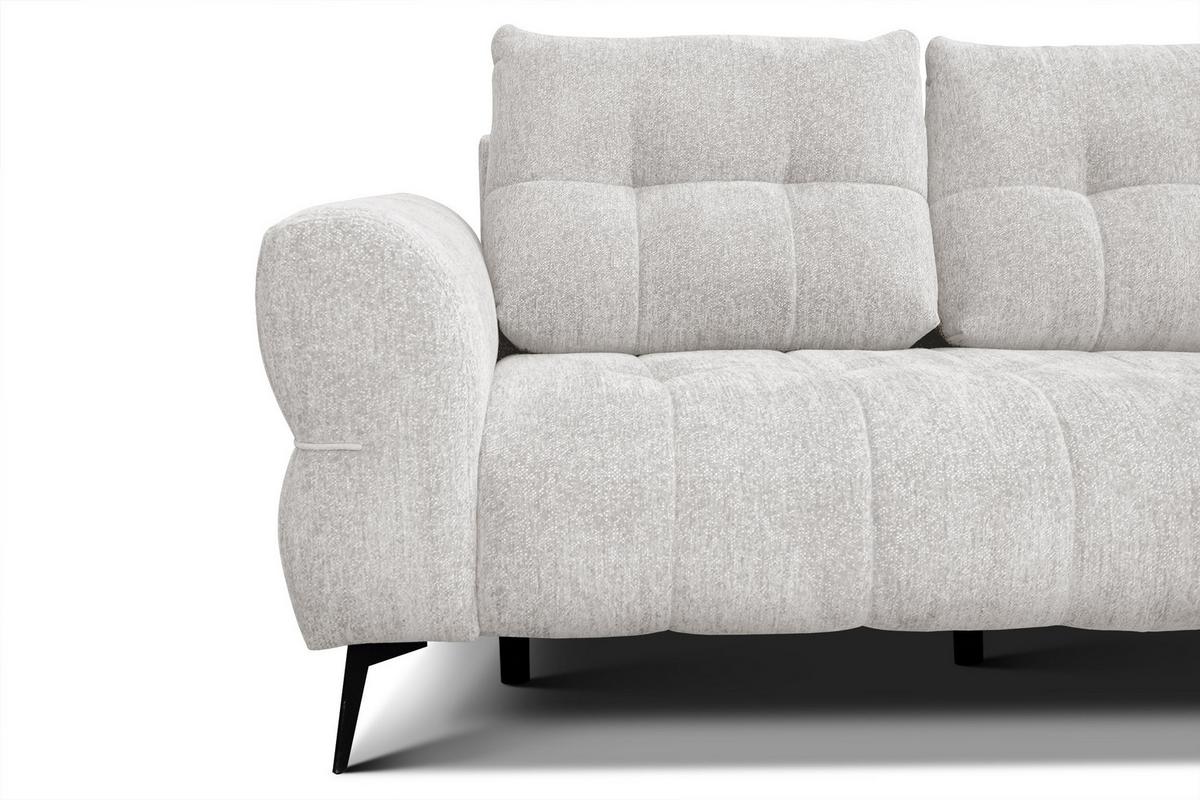 SOFA SALVINI 2,5-Sitzer, ecru - Ecru, Holz/Textil (206/88/99cm) - Wozimo