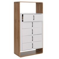 HIGHBOARD Weiß - Weiß, Holz (80/155/41cm) - MCW