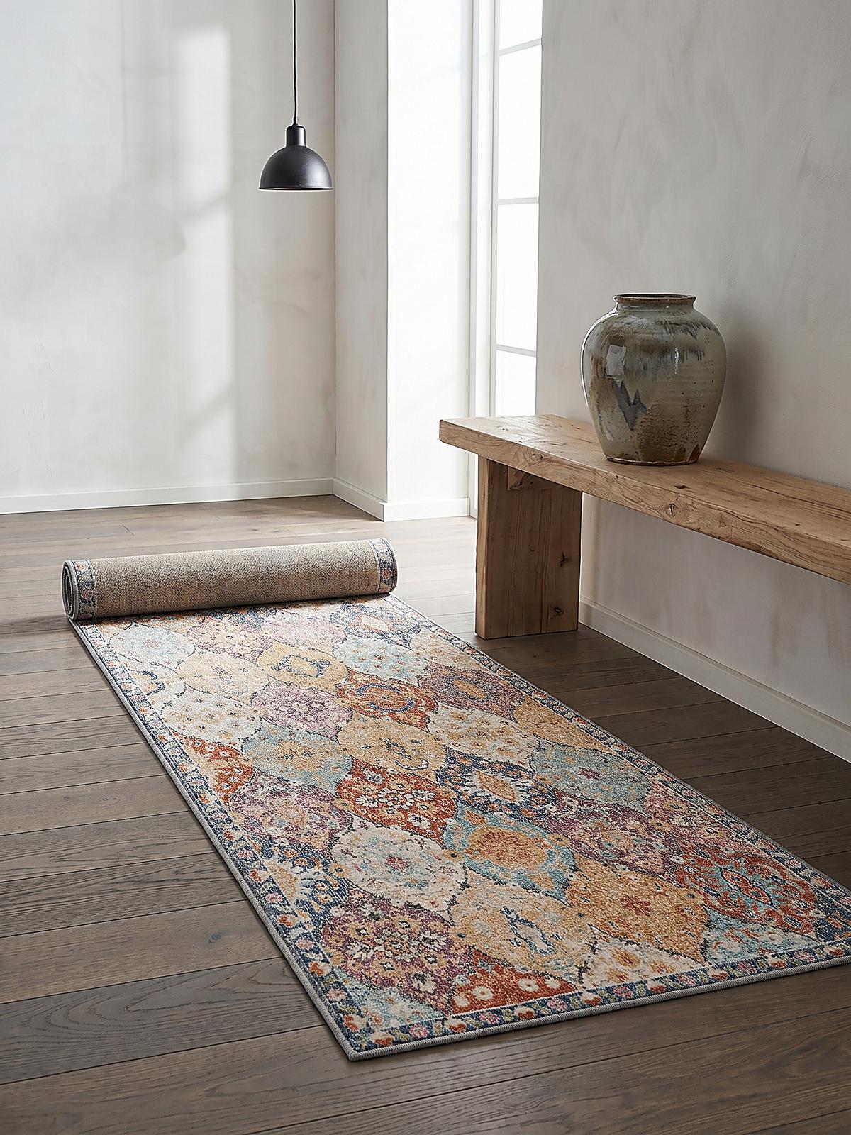 TEPPICH Outdoor Orientalisch LIMMAT Polypropylen Mehrfarbig 80 x 150 cm - Multicolor, Textil (80/150cm) - KADIMA DESIGN