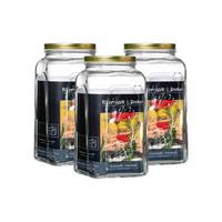 EINMACHGLÄSER Homemade transparent 3 l 3er Set - Transparent, Glas (3L) - Ritzenhoff Breker