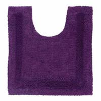 WC-VORLEGER 50/55 cm, 100% Baumwolle, wendbar - Lila, Textil (50/55cm) - Homescapes