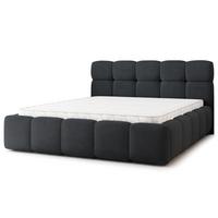 POLSTERBETT FARU SR 120x200 cm mit Bettkästen - Schwarz - Schwarz, Holz (120/200cm) - MASSENO