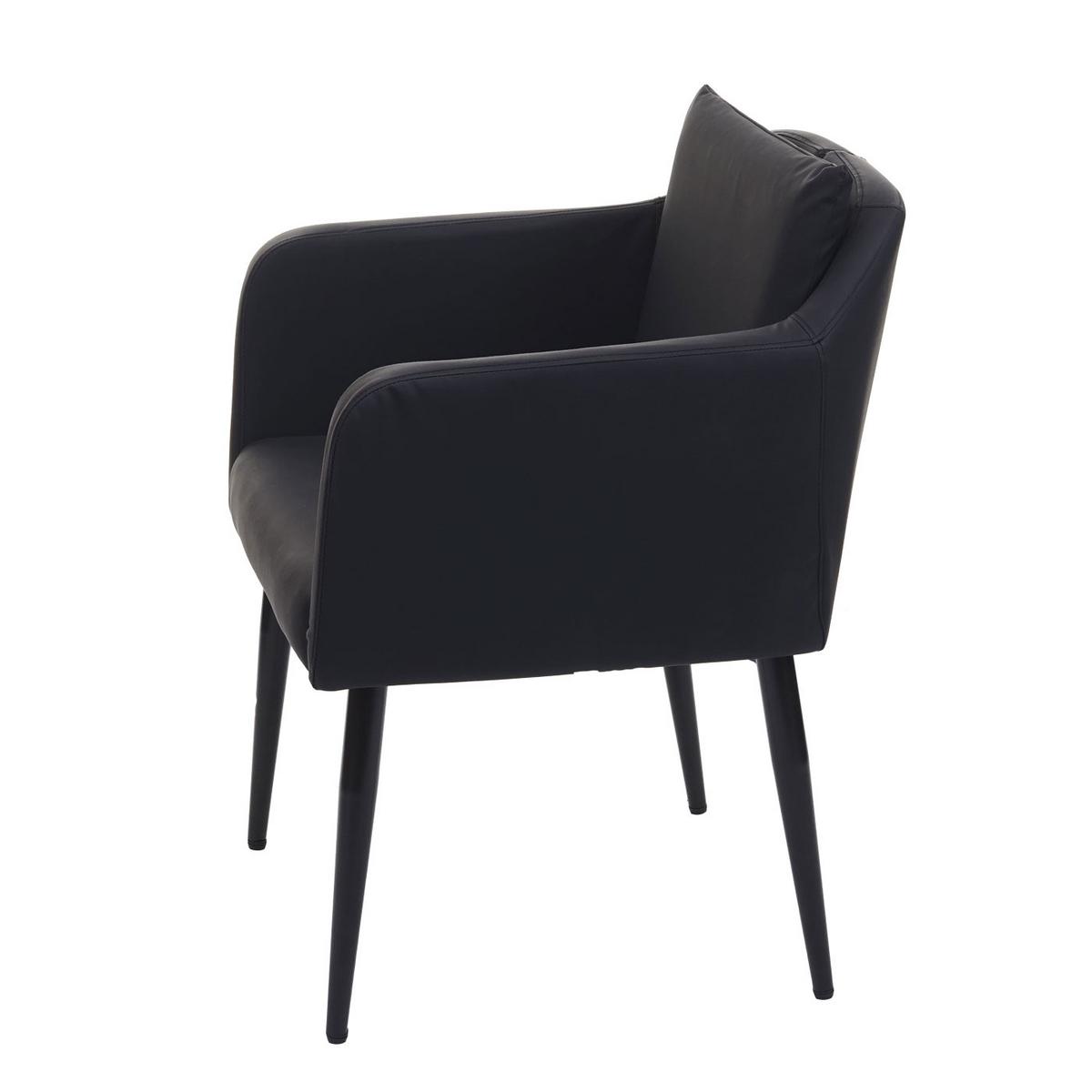 ESSZIMMERSTUHL Schwarz 6er-Set - Schwarz, Textil (60/86/65cm) - MCW