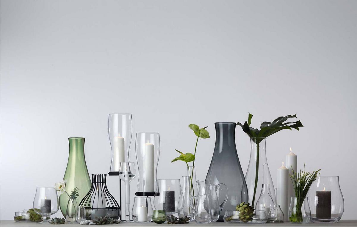 WINDLICHT Esperanza ø 15.3 cm - Transparent, Glas (15.3/18/15.3cm) - Leonardo Living