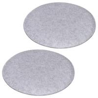 SITZKISSEN JONITA 2er-Set grau - Grau, Textil (35/35/2cm) - IDIMEX