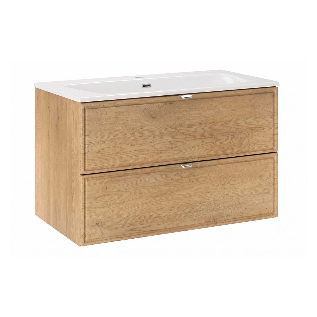 WASCHTISCH 81cm Elias Holz - Braun, Holzwerkstoff (81/50/46cm) - Petits-meubles