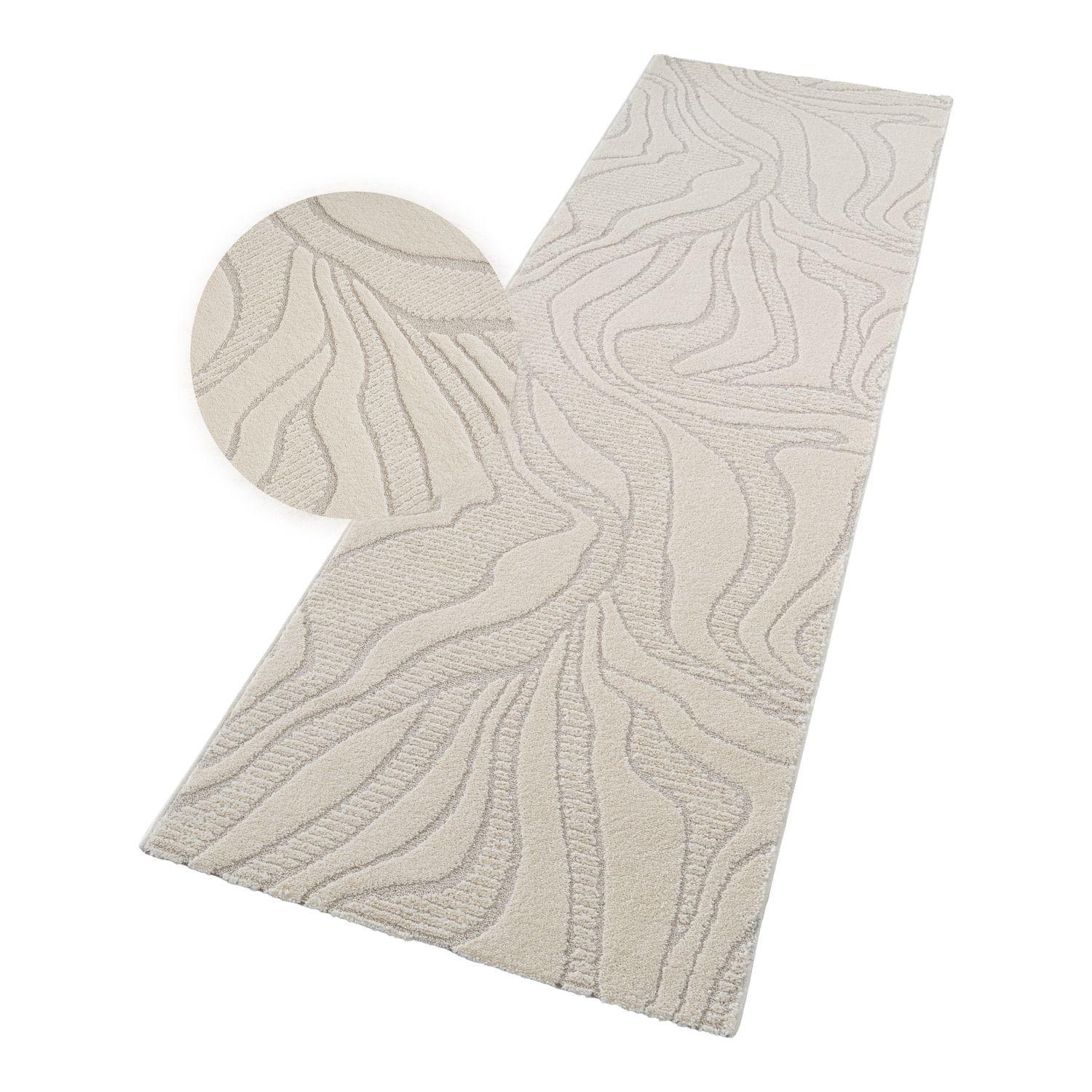 FLACHWEBETEPPICH Boho Creme 80 x 150 cm - Creme, Kunststoff (80/150cm) - TT Home