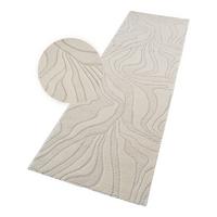 FLACHWEBETEPPICH Boho Creme 80 x 150 cm - Creme, Kunststoff (80/150cm) - TT Home
