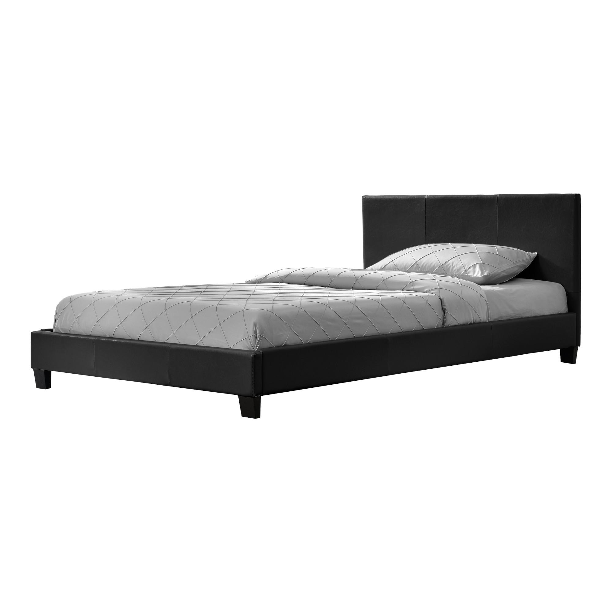 POLSTERBETT Albacete - Schwarz, Textil (140/200cm) - Corium