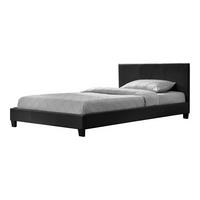 POLSTERBETT Albacete - Schwarz, Textil (140/200cm) - Corium