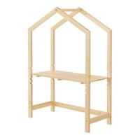 KINDERSCHREIBTISCH Suså - Beige, Holz (60/160/50cm) - [en.casa]
