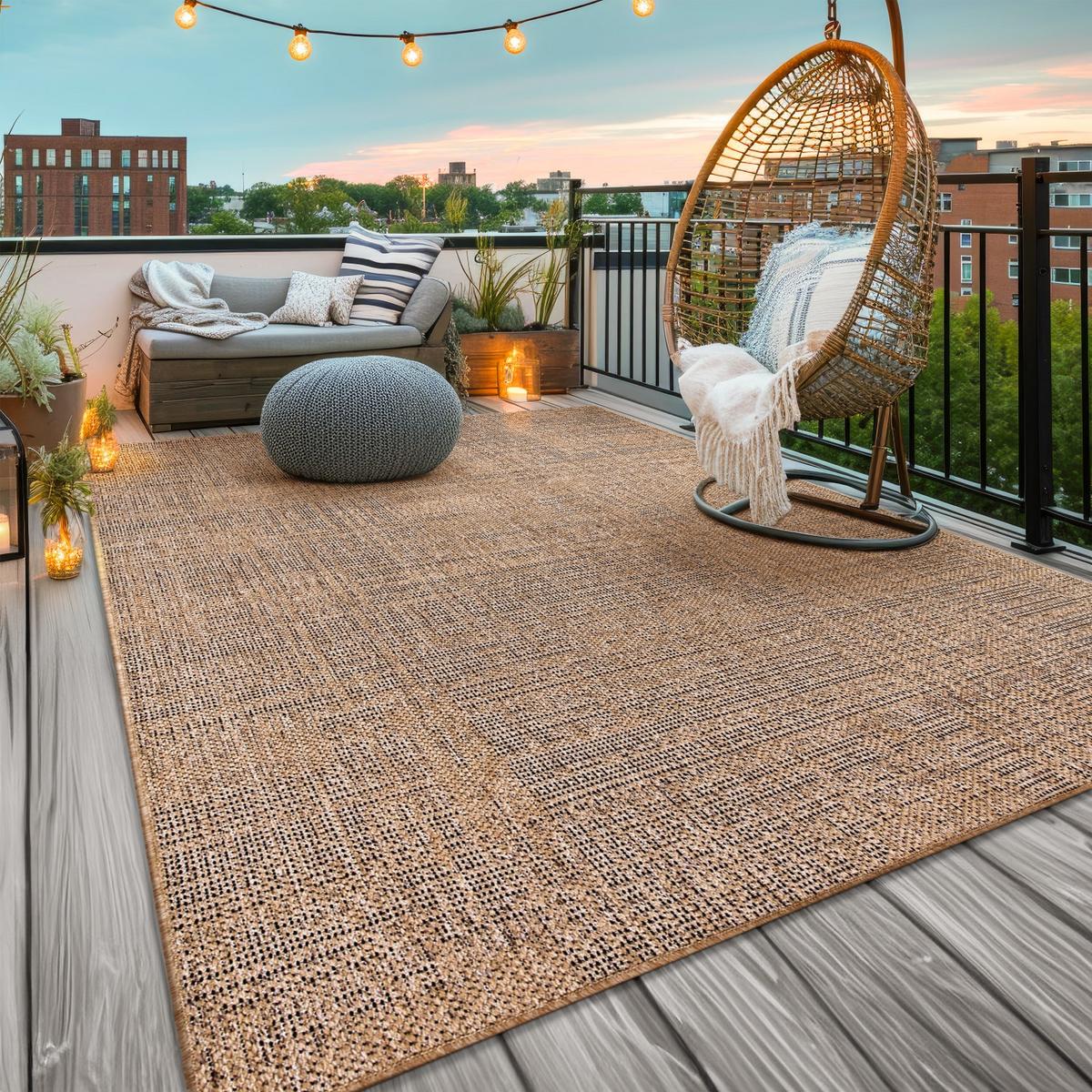 OUTDOORTEPPICH Boho Beige 160 x 220 cm - Beige, Kunststoff (160/220cm) - TT Home