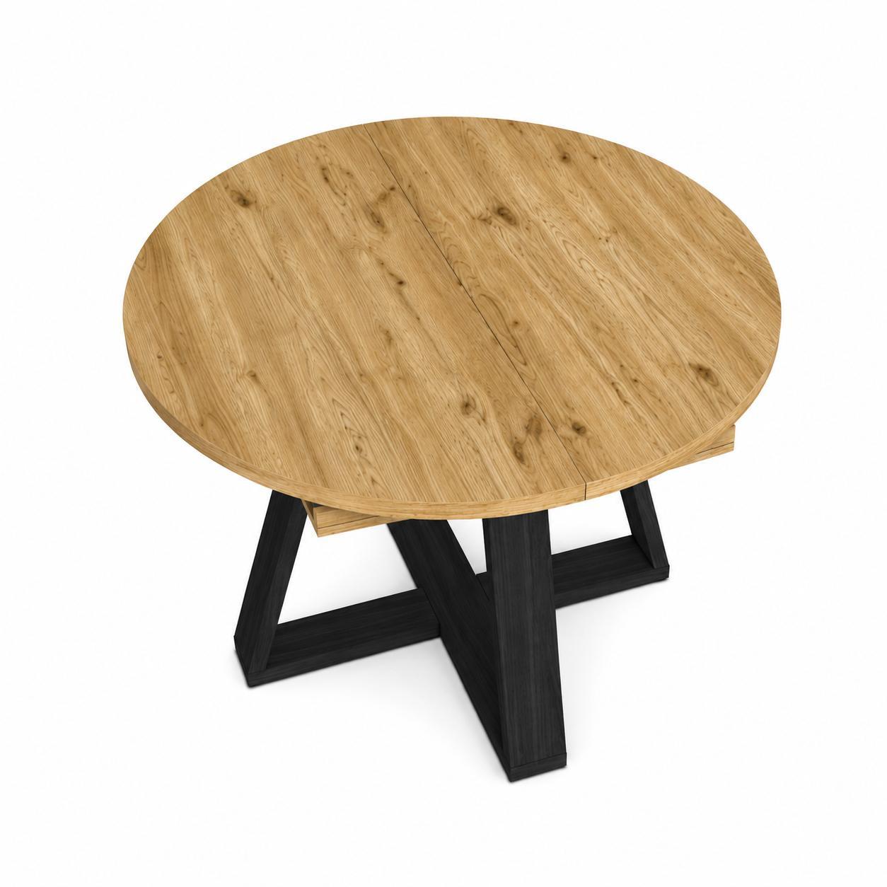 ESSTISCH, Konsolentisch, Eiche, 103/103/73cm, Für 6 Gäste - Braun, Holzwerkstoff (103/103/73cm) - Skraut Home