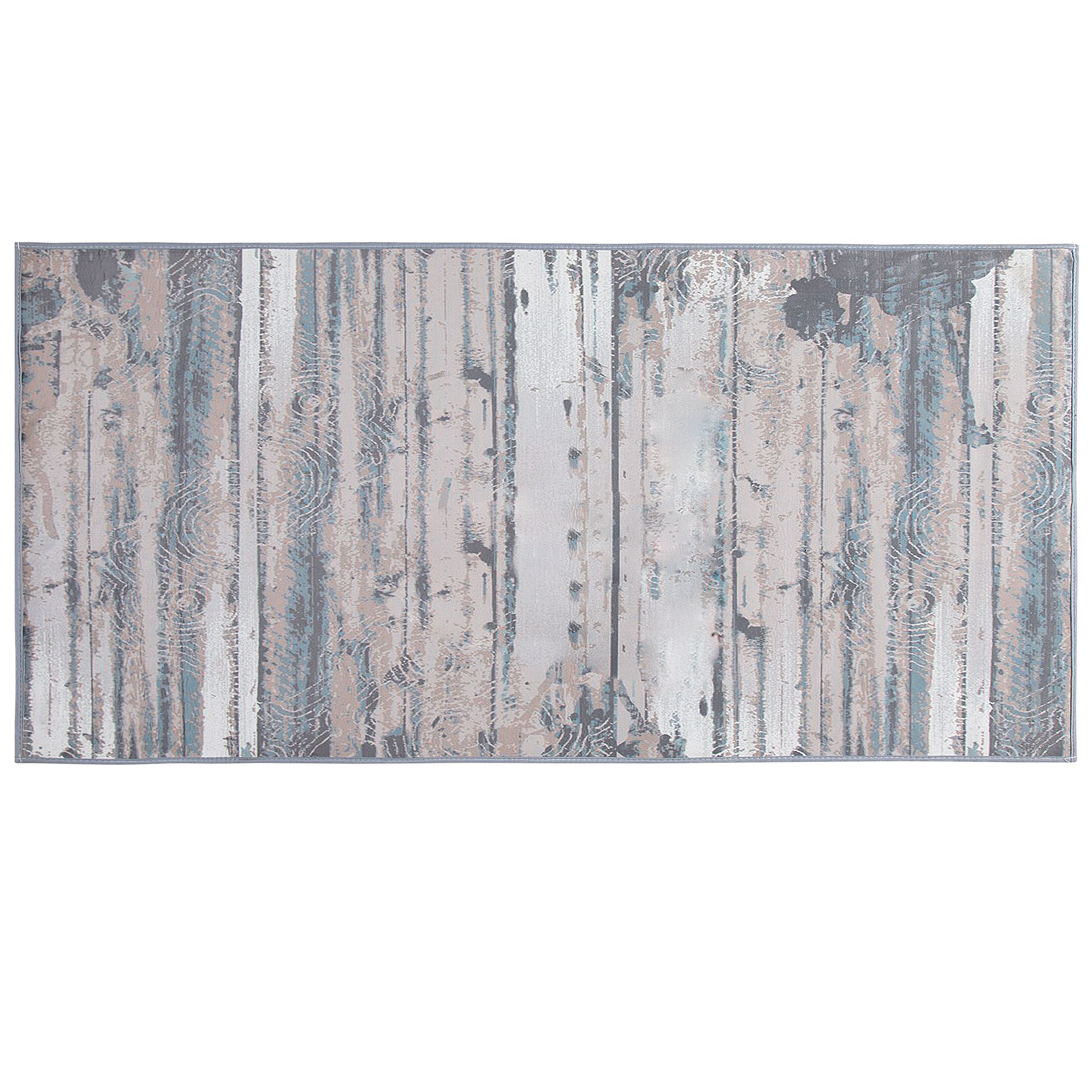 KURZFLOR-TEPPICH Dallica 150/80 cm - Grau, Kunststoff (80/150cm) - Beliani