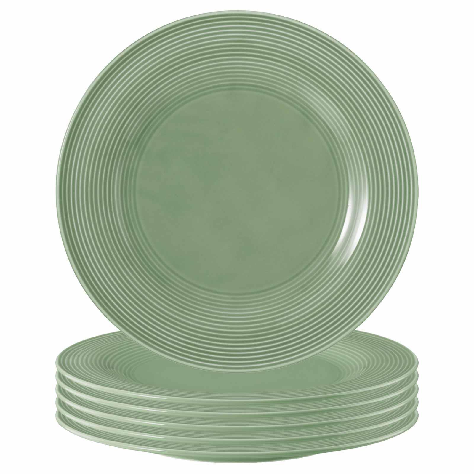 SPEISETELLER Beat Color Glaze Salbeigrün ø 27,7 cm 6er Set - Grün, Keramik (27.7cm) - Seltmann Weiden