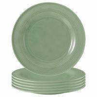 SPEISETELLER Beat Color Glaze Salbeigrün ø 27,7 cm 6er Set - Grün, Keramik (27.7cm) - Seltmann Weiden