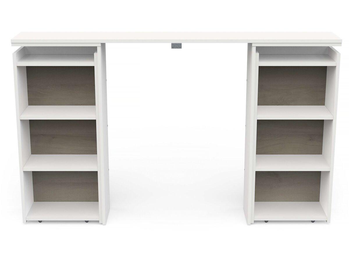 KOPFTEIL UND LATTENROSTSCHUTZ clyde weiss - Eschefarben, Holzwerkstoff (21.6/87.7/44.9cm) - Calicosy
