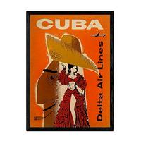 POSTER Kuba Vintage A3 Rahmenlos - Klar, Papier (29.7/5/42cm) - Nacnic